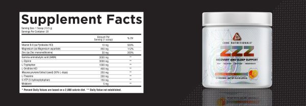 ZZZ Core Nutritionals